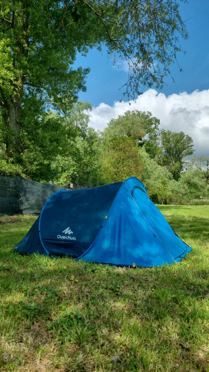 Tenda nella natura
